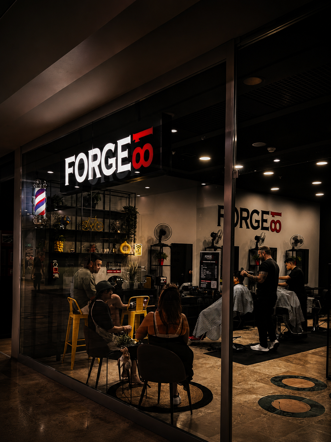 Loja real da FORGE81 no Shopping Cidade do Porto